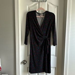 Anne Klein Faux Wrap Dress Size 10